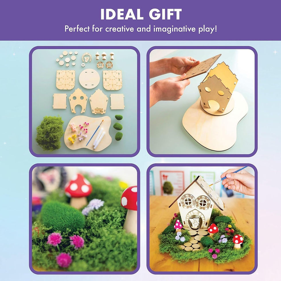 Thumbnail: Ideal gift - Fairy House Craft Kit for Kids