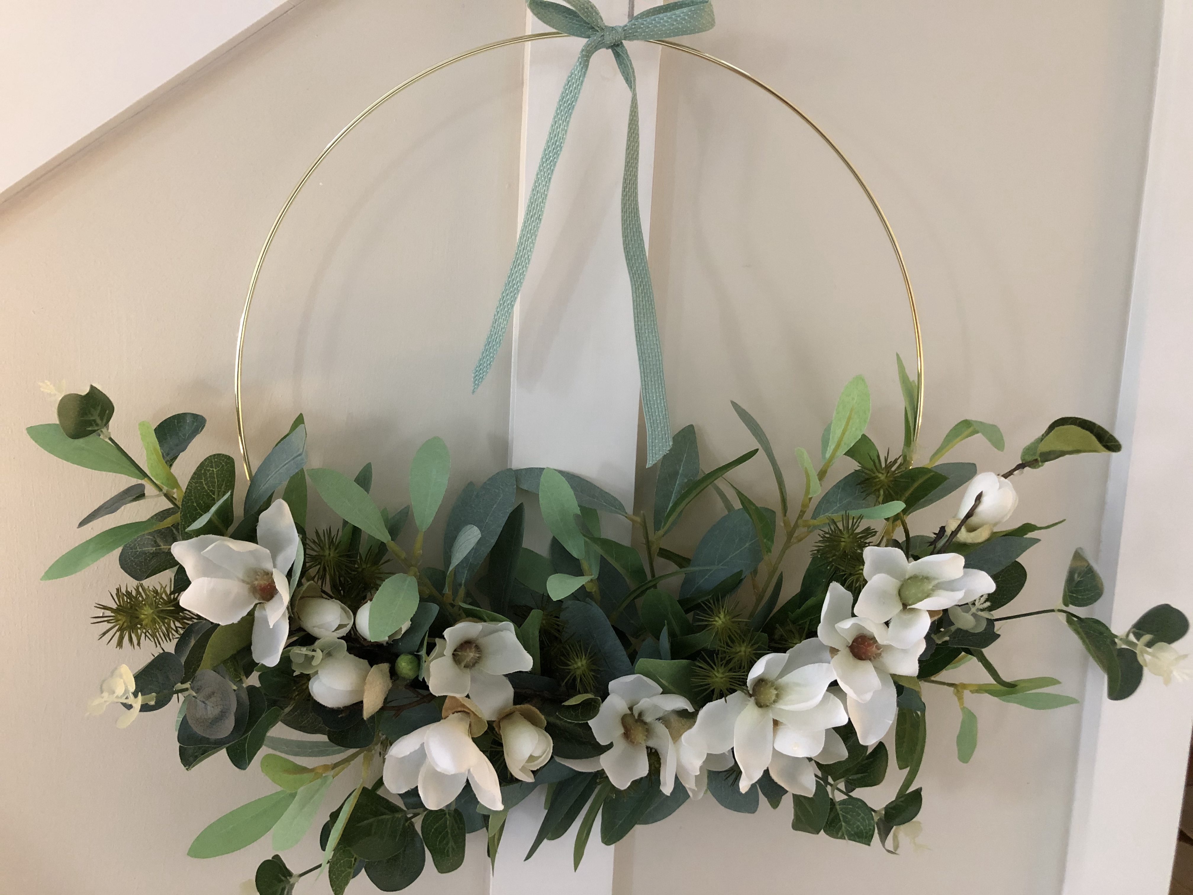 Handmade Hoop Wreath (Approx 30cm)