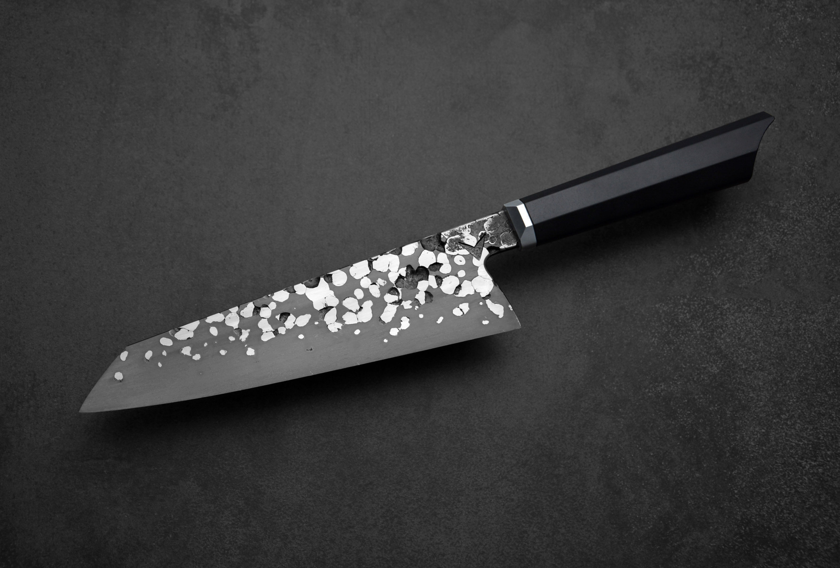 198mm Bubble pattern Santoku