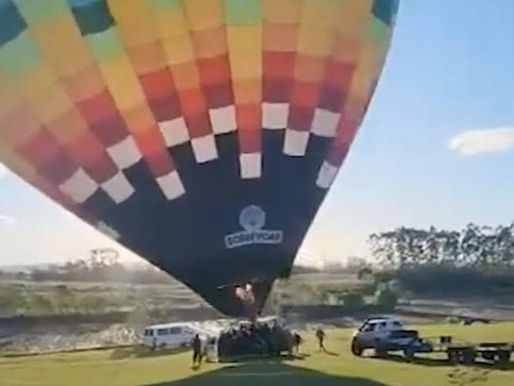O que causou a queda do balão em SC? Entenda o que se sabe até agora