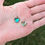 Thumbnail: Abalone Crystal Gold Heart Charm #2