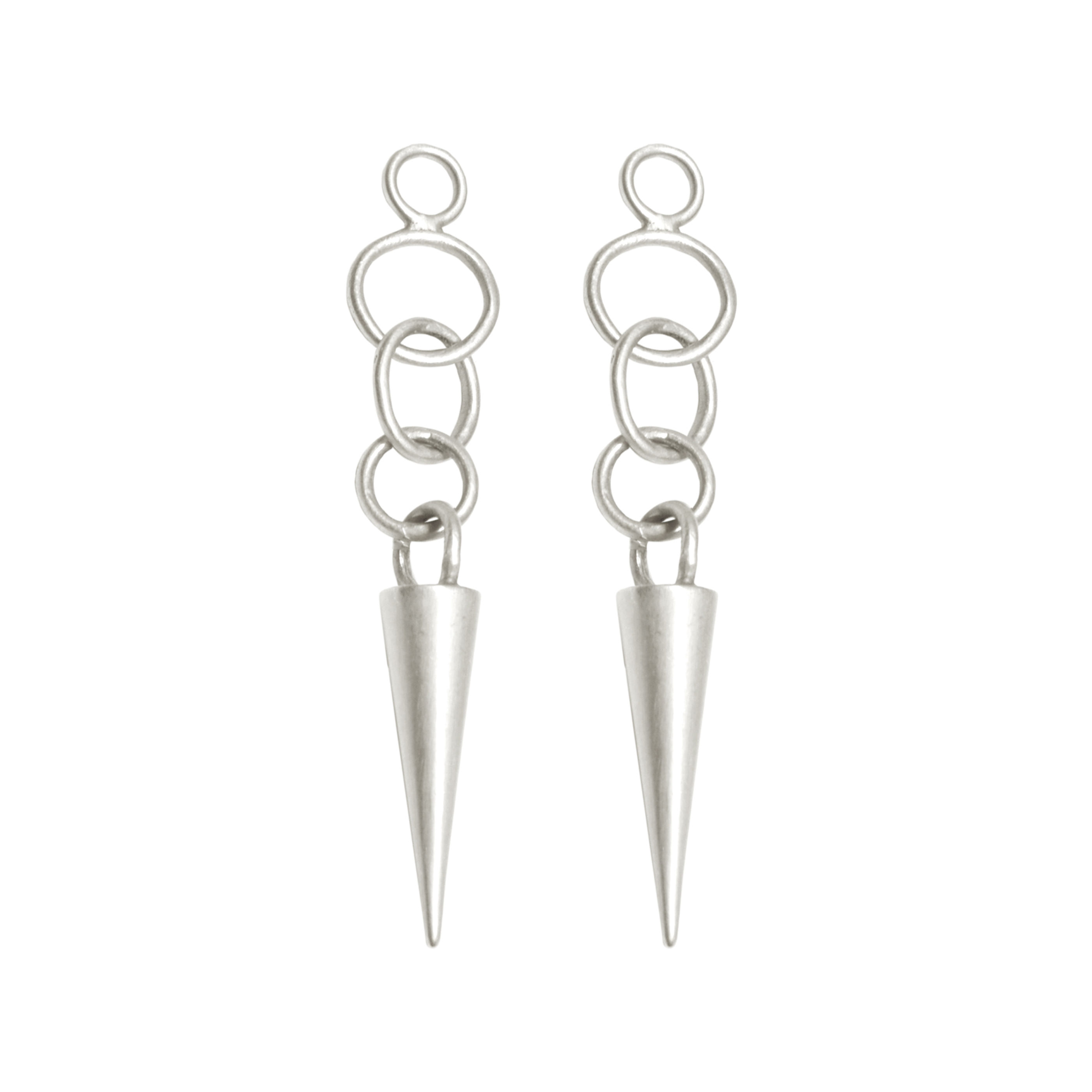 Spike Charms in Sterling Silver