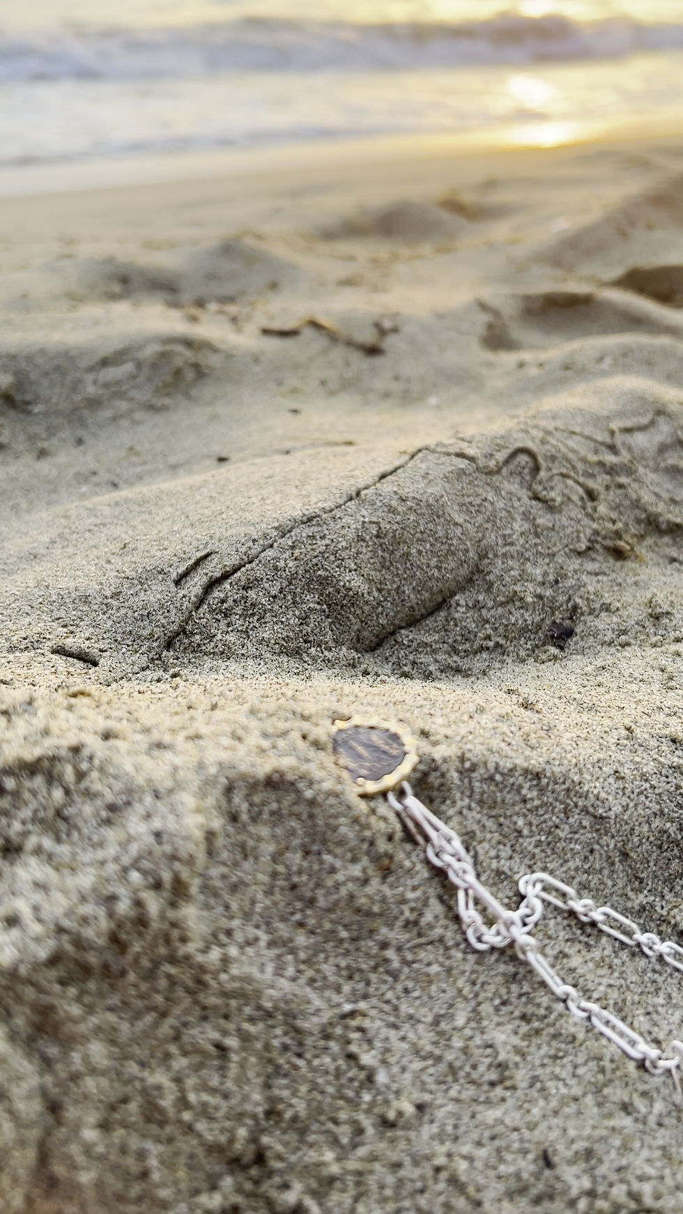 Thumbnail: Midnight Magic Roman Coin #2 Diamond Necklace