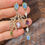 Thumbnail: Mis-Matched Gemstone Nature Walk Earrings