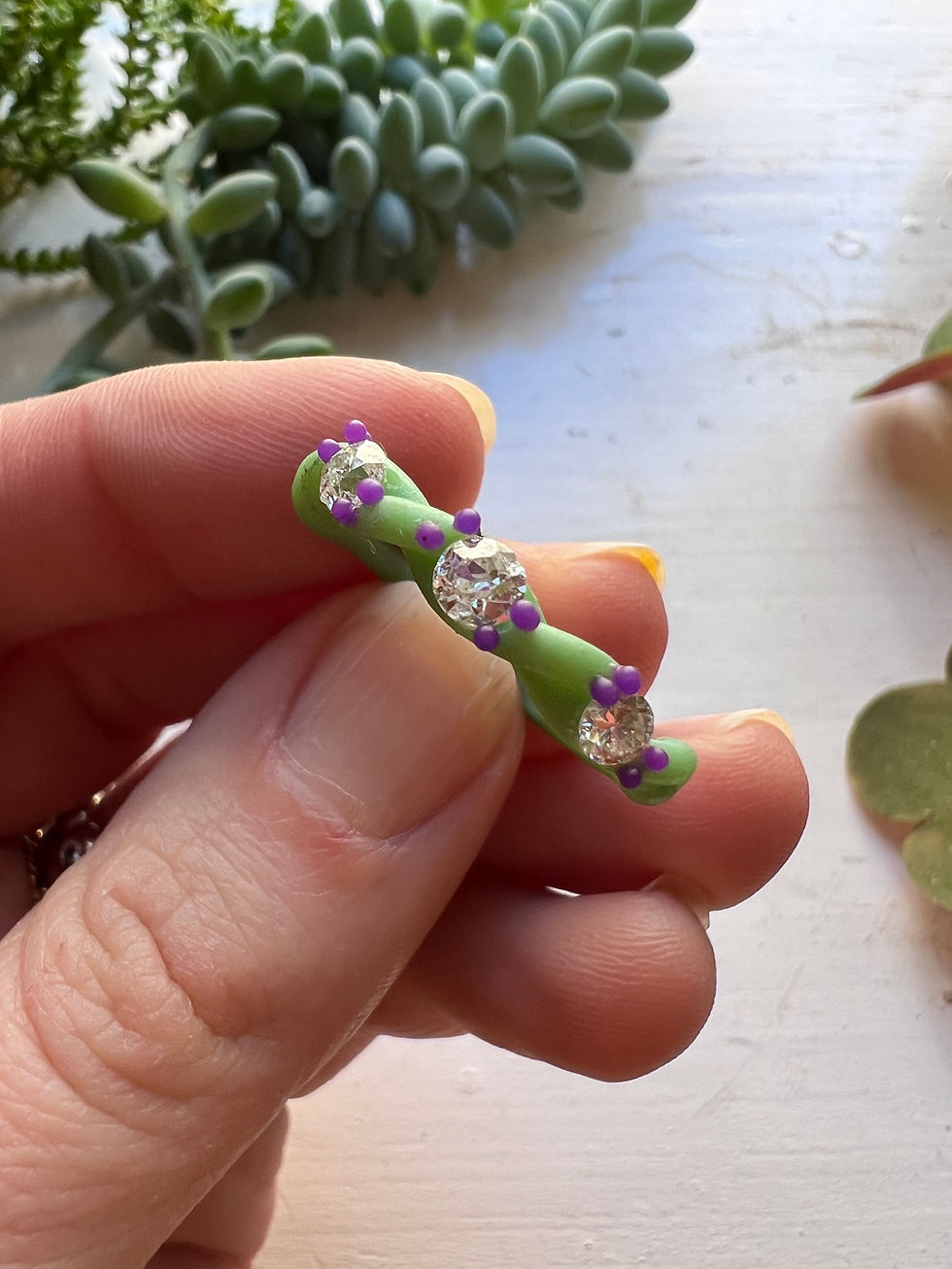 Thumbnail: Custom Diamond Twist Ring