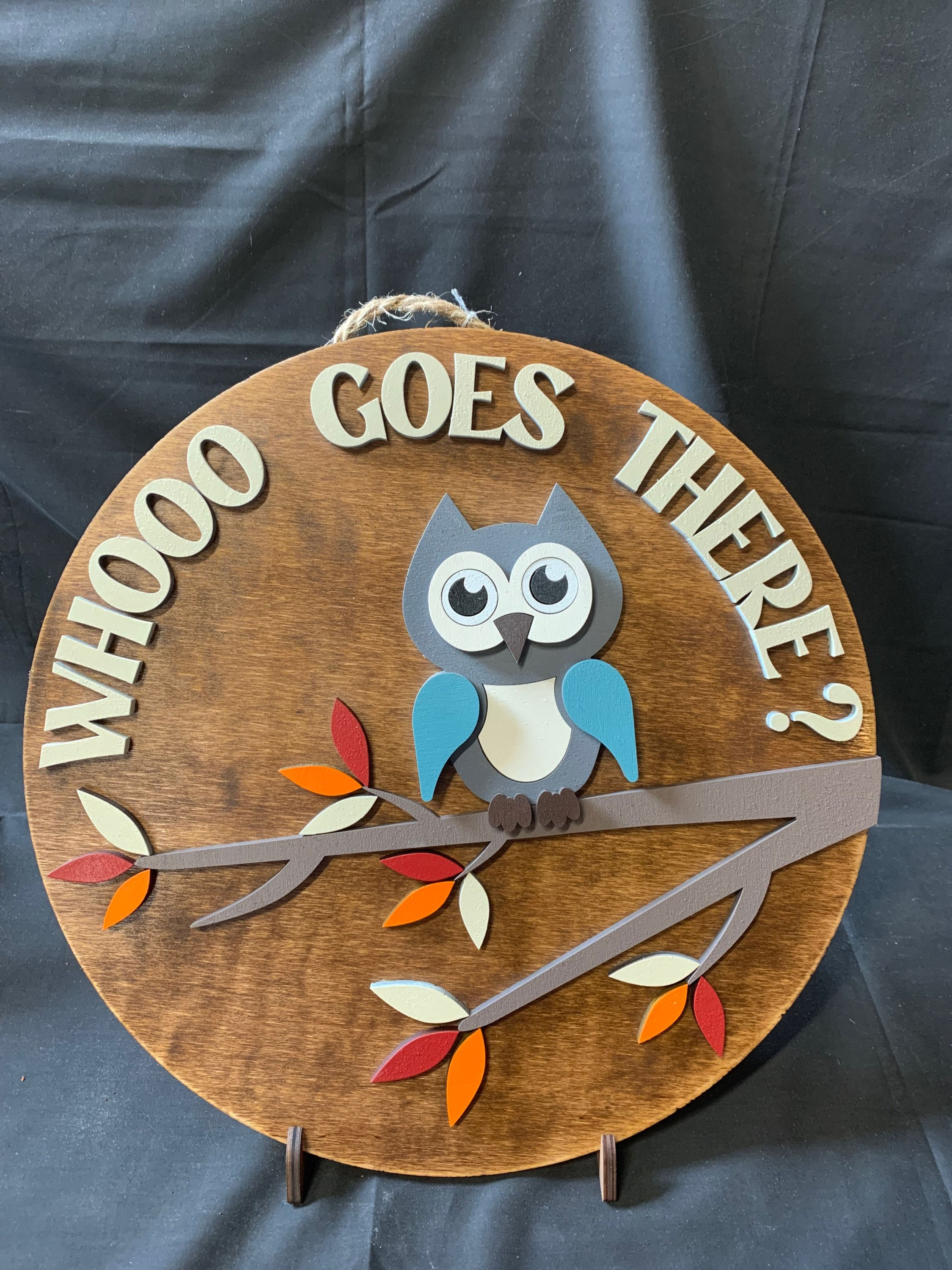 Whoooo Goes There?  Autumn Owl