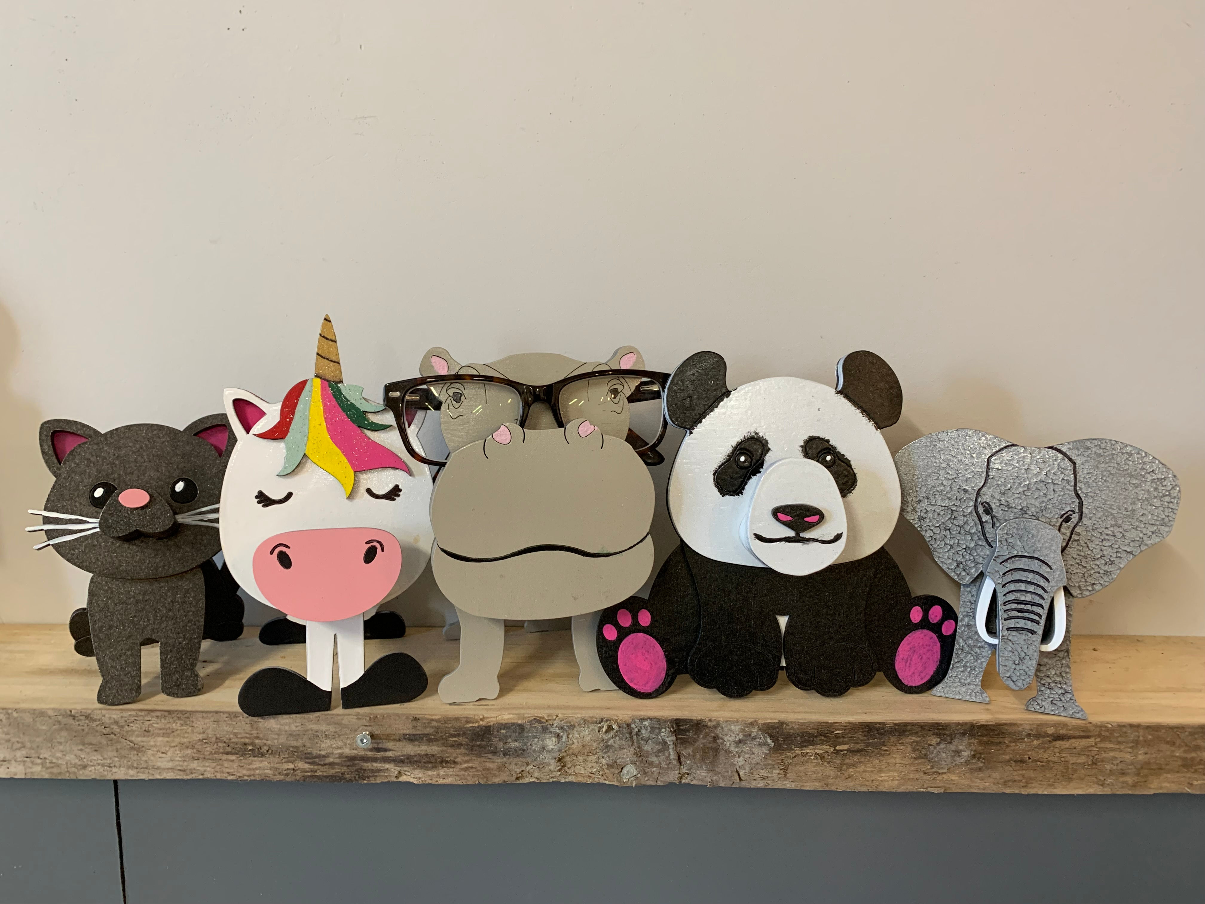 Children's Animal Themed Eye Glass Holders.