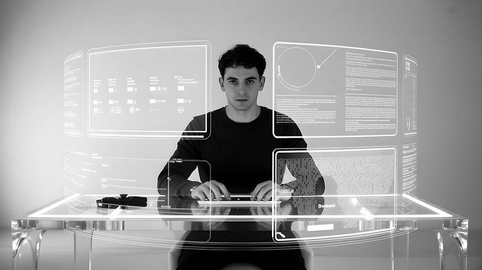 Futuristic Workstation Setup