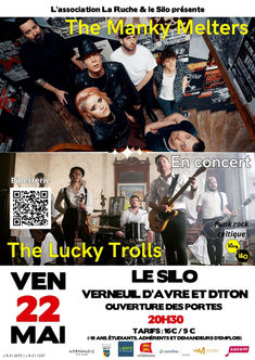 CONCERT Folk punk en fusion : The Manky Melters et The Lucky Trolls enflamment la scène du Silo le 22 mai !