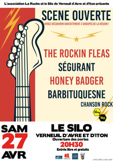 Scène ouverte : une soirée de concerts gratuite avec quatre groupes entre chanson et rock le 27 avril au Silo