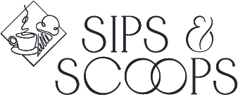 Sips and Scoops logo