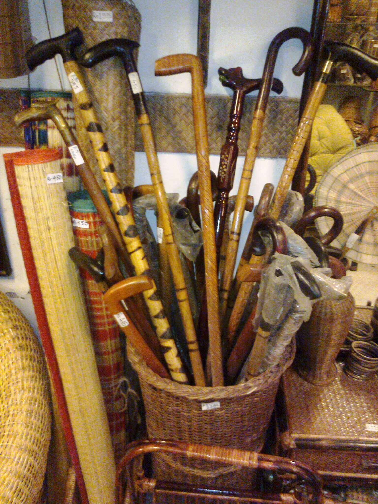Novelty Cane Art CANE AND WOOD WALKING STICKS: WALKINGSTICKS