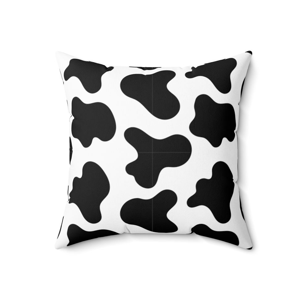 Cow Print Pillow