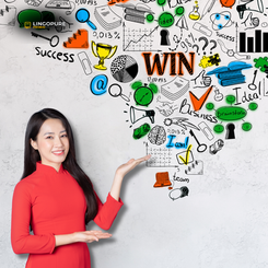 Người học tiếng Anh CEFR tại LingoPure giành chiến thắng trong sự nghiệp.