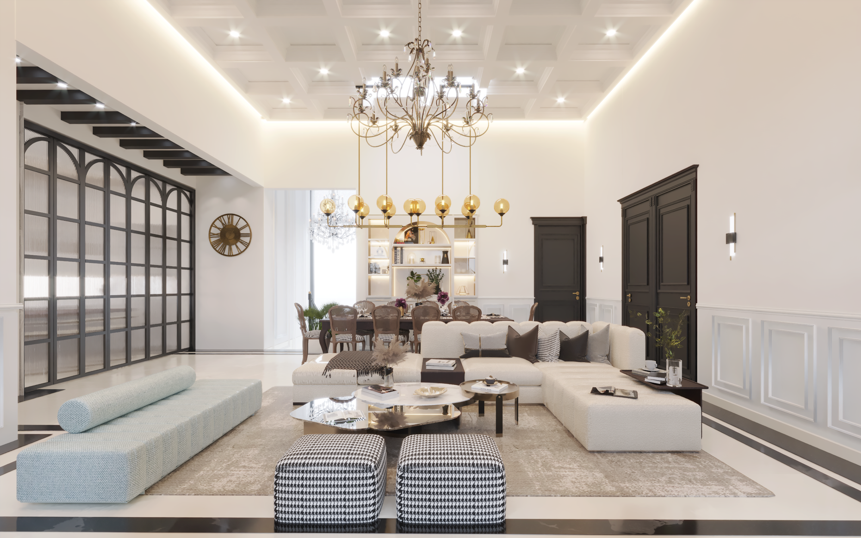 Parisian Penthouse - Interior Design Project - Cox Town
