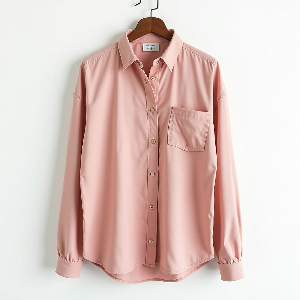 Linen Blend Button-Up