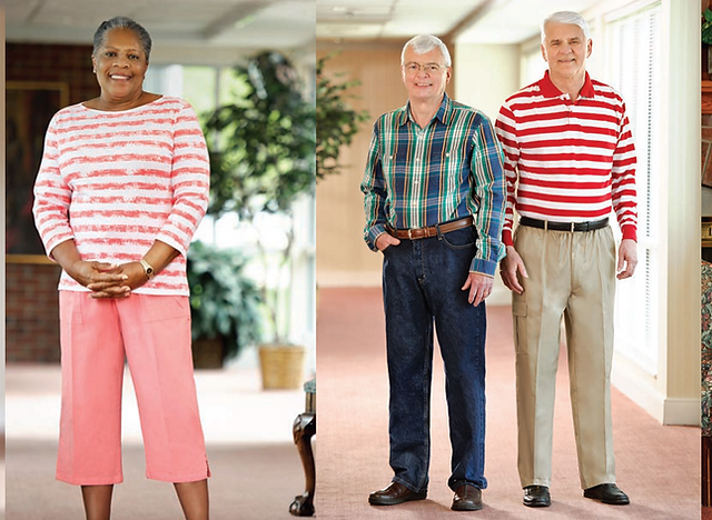 Shoppers Service Adaptive Clothing Senior Residents New York Usa