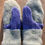 Thumbnail: All cashmere -black/green/purple, medium slender 