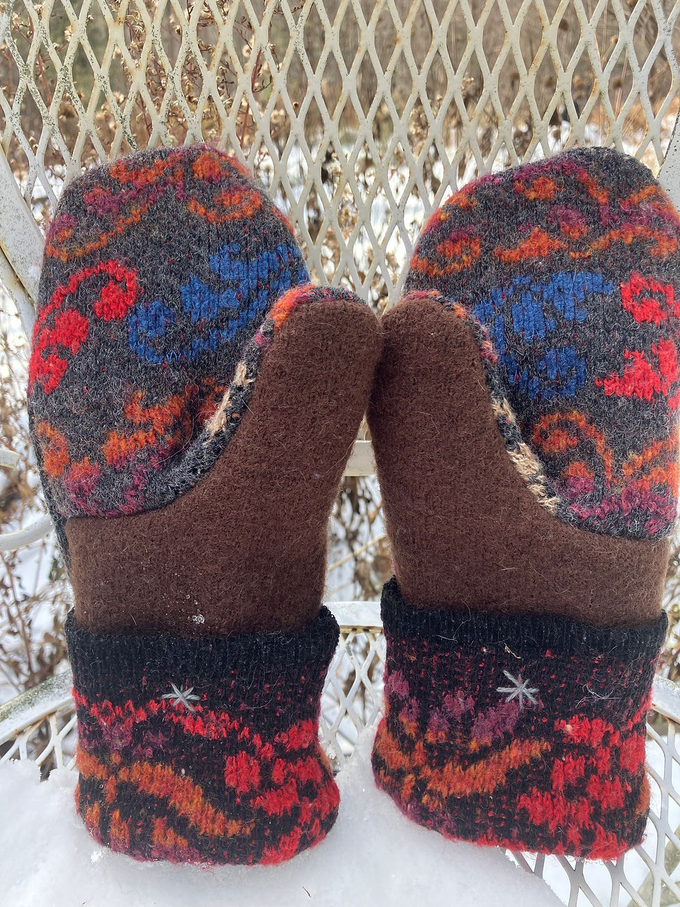 Thumbnail: vibrant earth tones/swirls med/slender