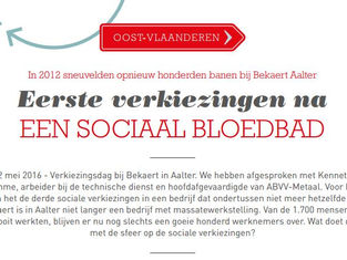Journalistiek: interview met een ABVV vakbondsman