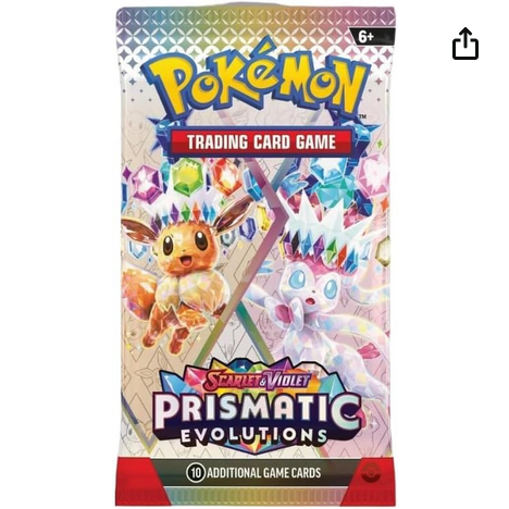 Pokemon TCG: Scarlet & Violet Prismatic Evolutions Booster Pack