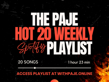 PAJE Hot 20 Weekly - June 30, 2025