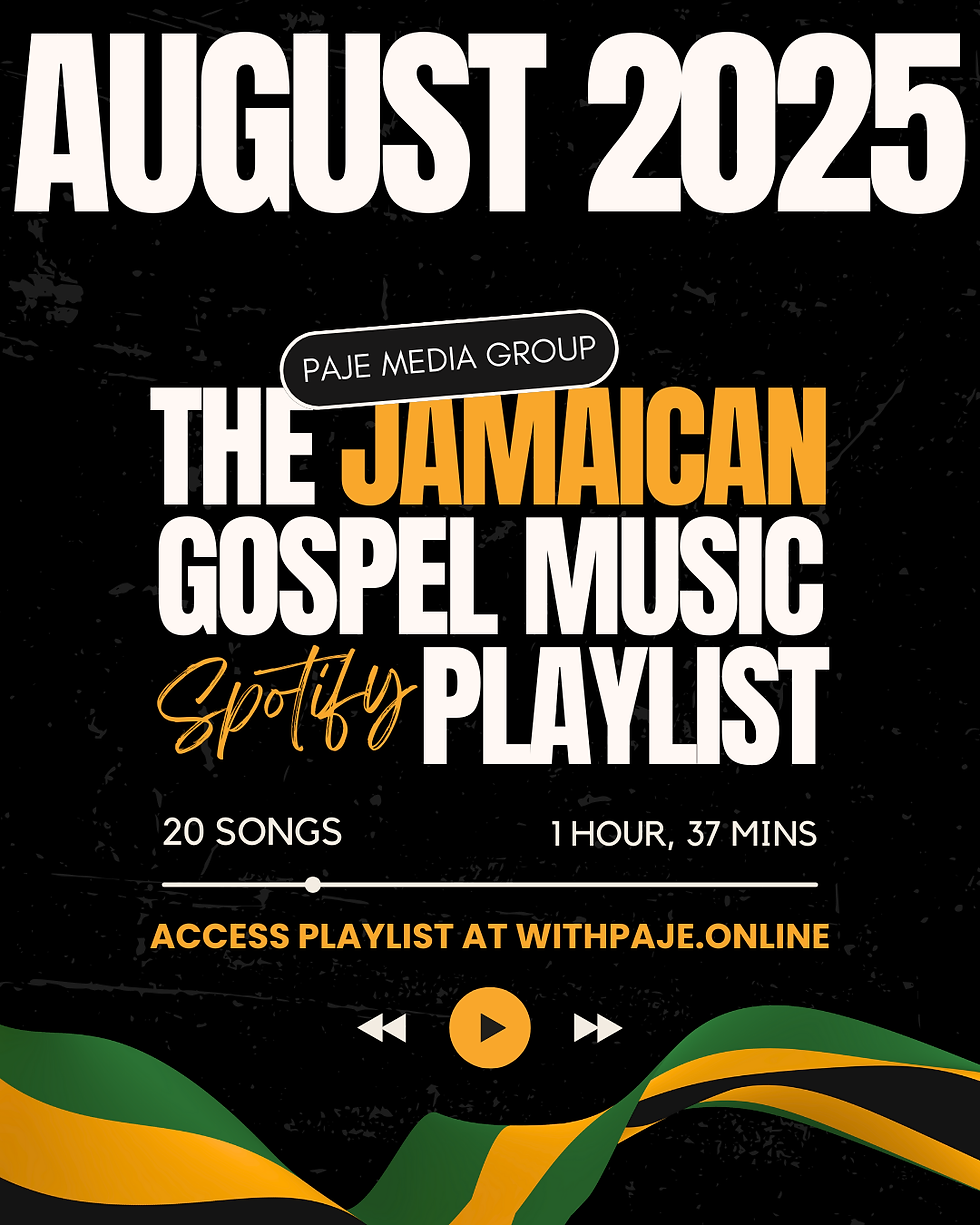 Jamaican Gospel Music Spotify Playlist - August 2025