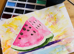 T1 Watercolour Summer Sweets