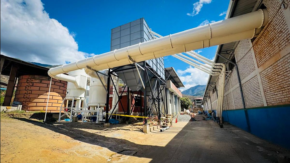 Kuska Coffee processing Dry Mill picture taken from the outside.