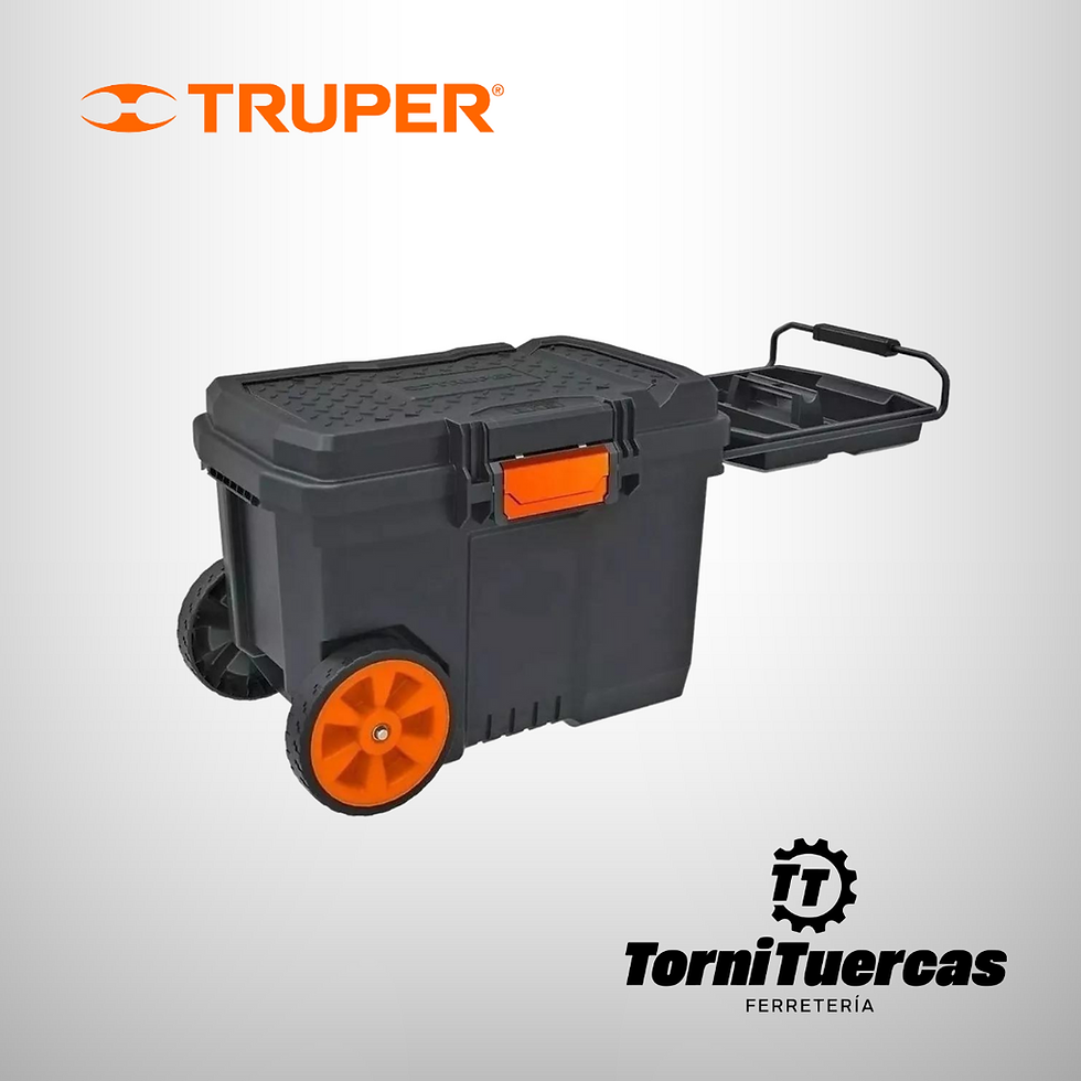 Miniatura: Caja para herramientas de 23" con ruedas y mango telescópico - Truper