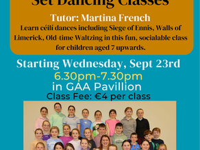 Junior Céilí Dancing Class