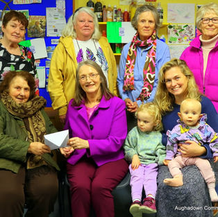 Presentation to Aughadown Playschool and Christmas Shoe Box Appeal