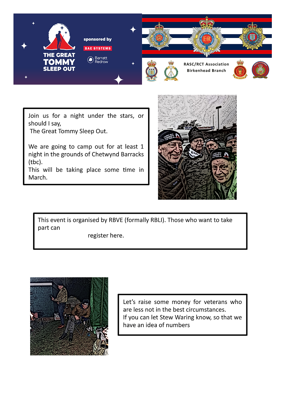The Great Tommy Sleep Out