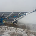 Clearing Snow off solar Panels