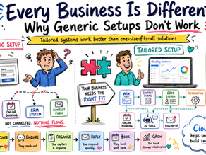 Every Business Is Different: Why Generic Setups Don’t Work