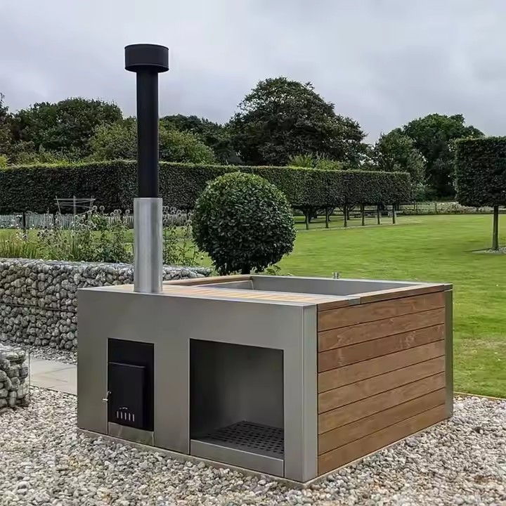 heated bath on wood 1