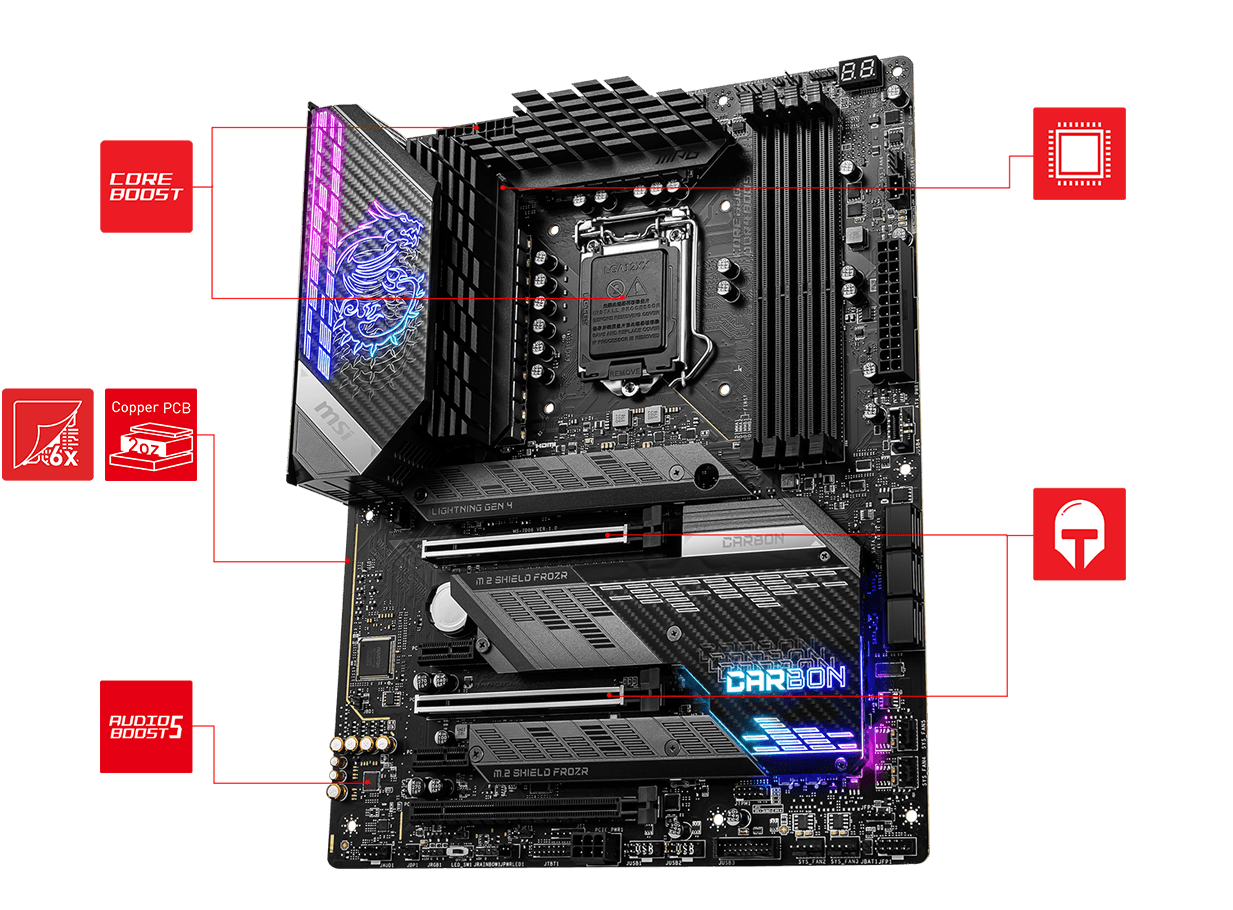 MPG Z590 GAMING CARBON WIFI