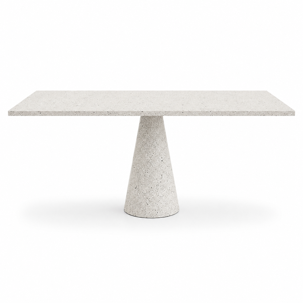 Miniatura: Mesa de Jantar Base Concreta