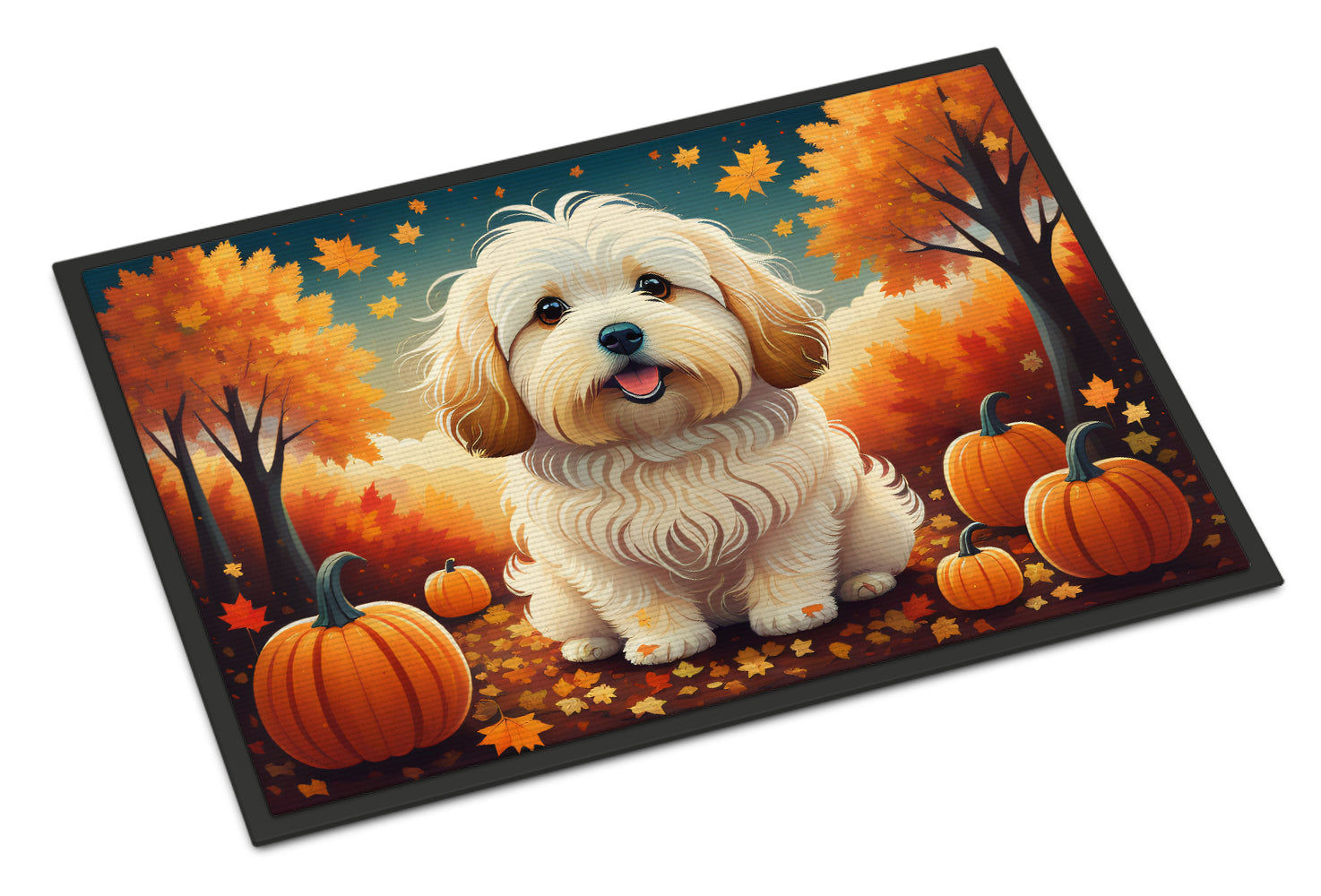 Coton De Tulear Fall Doormat