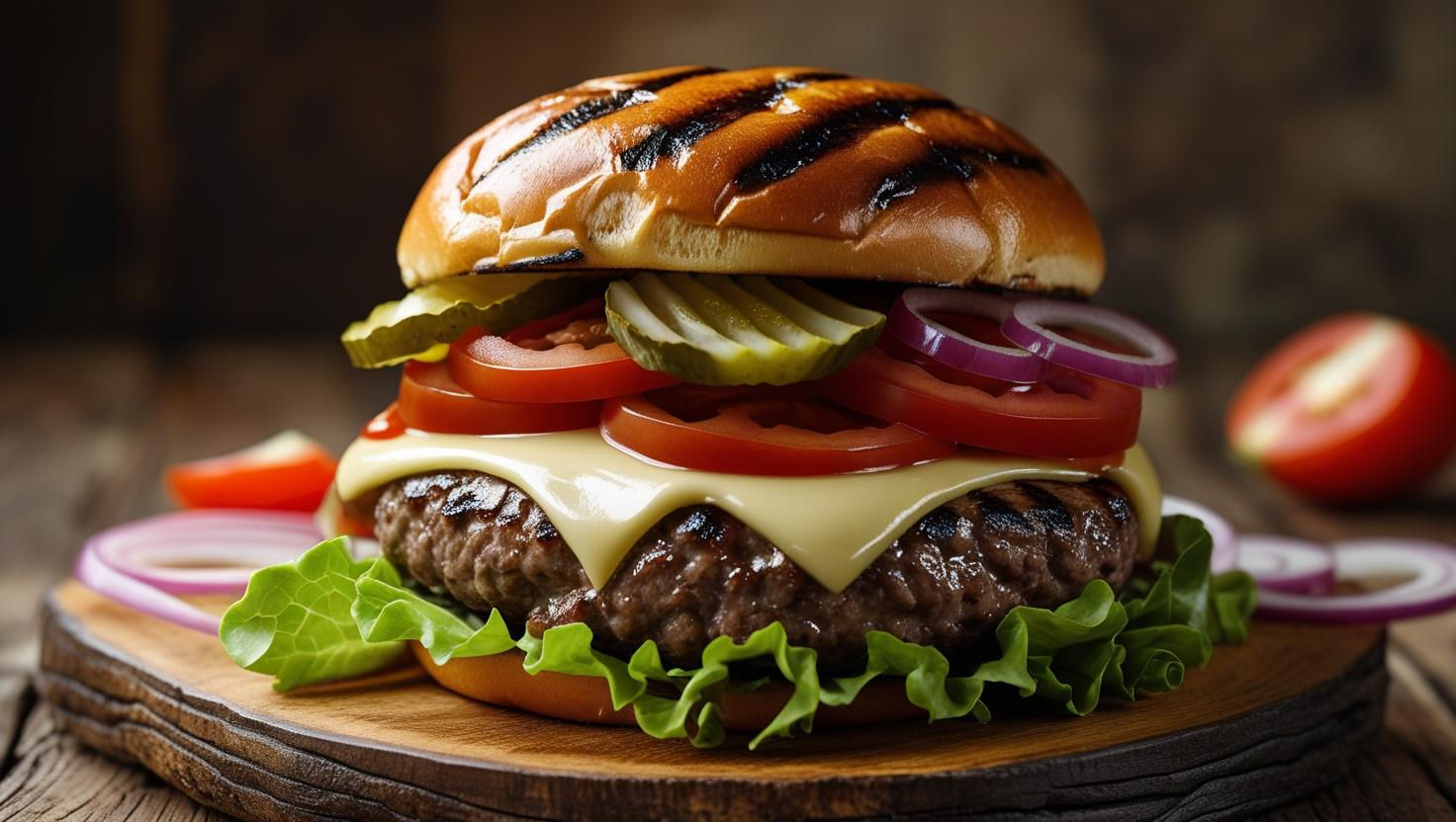 Whopper Burger con queso