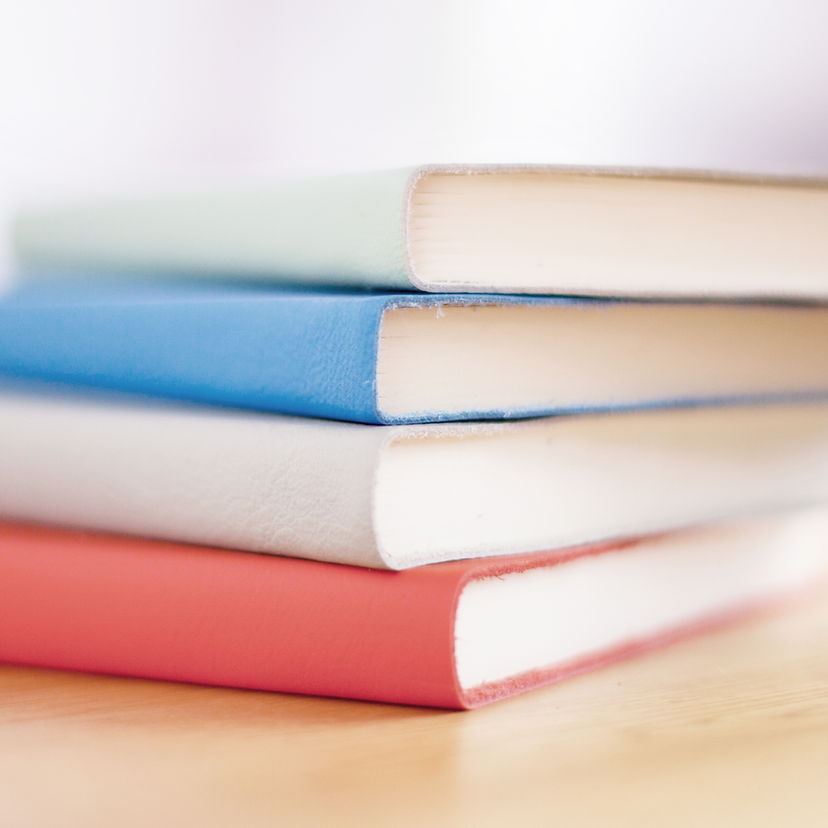 Stacked Colorful Books