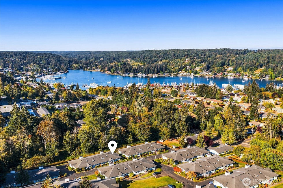Walk to Downtown Gig Harbor. End-Unit Condo Under $600K: The Ridge