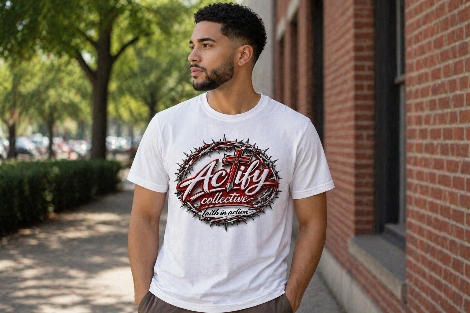 Actify Collective “Crowned in Faith” Tee