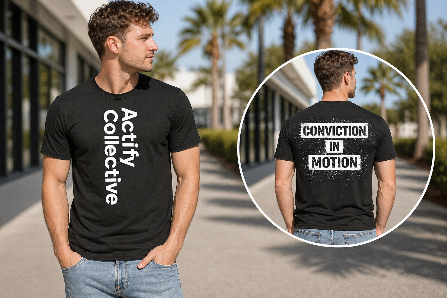 Actify Collective “Conviction in Motion” Tee