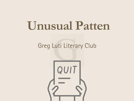 Unusual Pattern - Flash Fiction