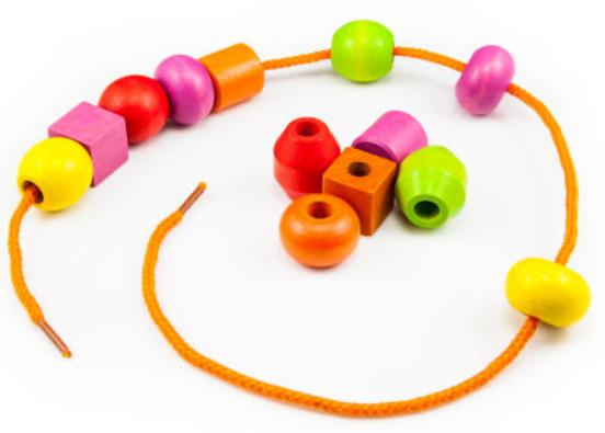 Beads on a string as an analogy for a protein's primary structure