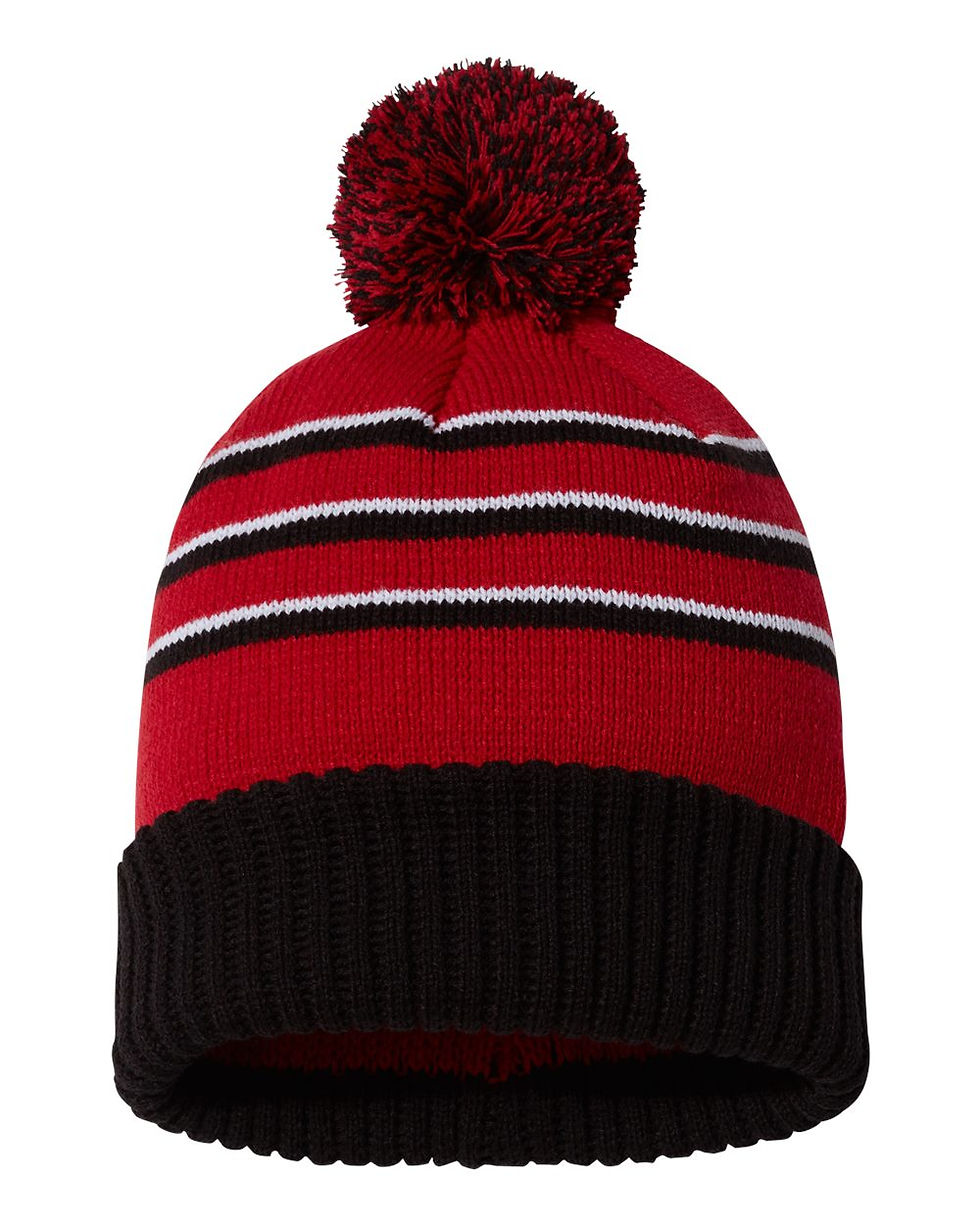 Thumbnail: Pom Cuffed Beanie - 134