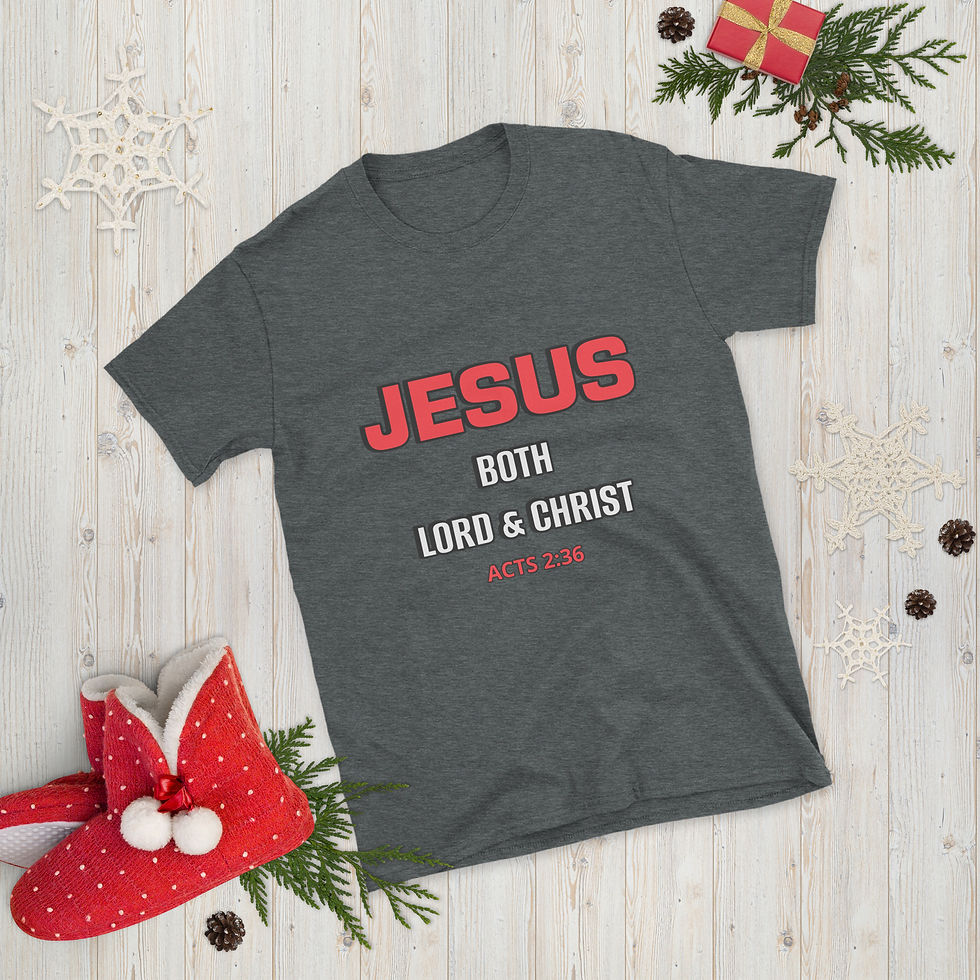 Thumbnail: JESUS BOTH LORD AND CHRIST Short-Sleeve Unisex T-Shirt