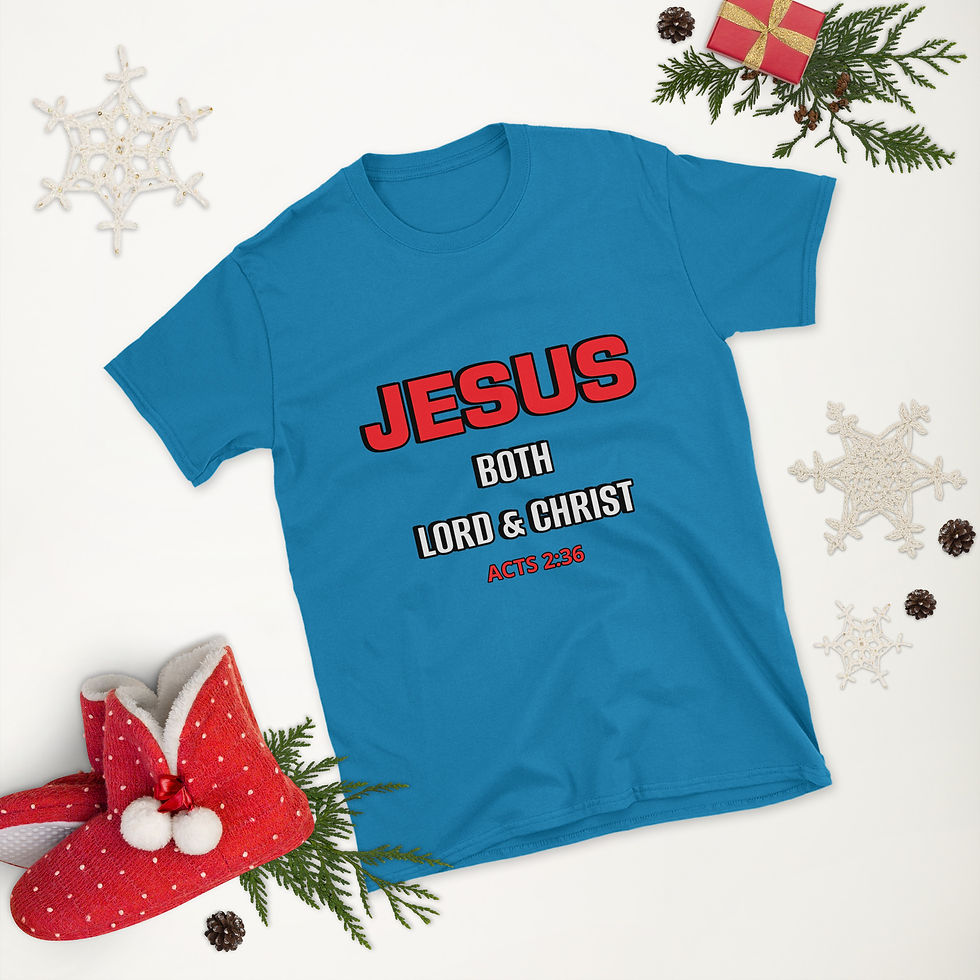Thumbnail: JESUS BOTH LORD AND CHRIST Short-Sleeve Unisex T-Shirt