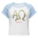Thumbnail: Alpha and Omega Women’s micro rib raglan baby tee